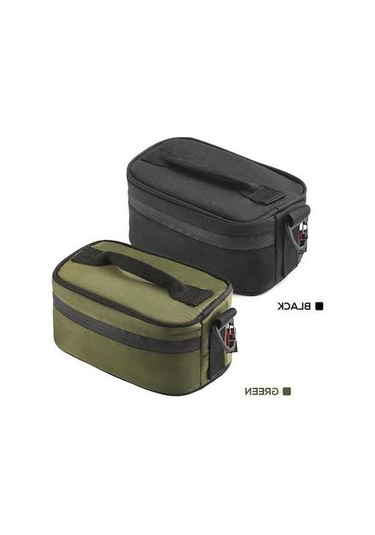 Pazly Taşınabilir Termal Soğutucu - Siyah, Sahil/piknik/kamp İçin Öğle Yemeği Kutusu, Günlük Kullanım Siyah