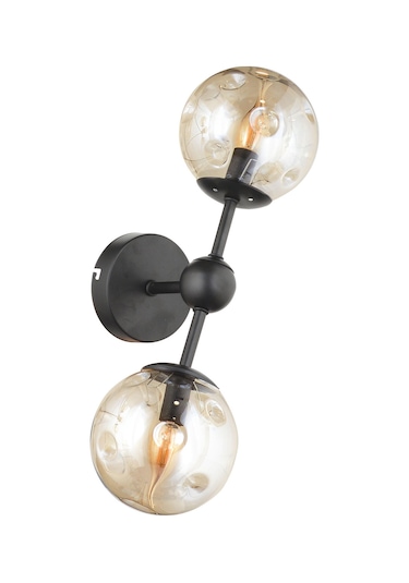 Lampaluce Spazio Modern Tasarım Tekli Aplik Siyah