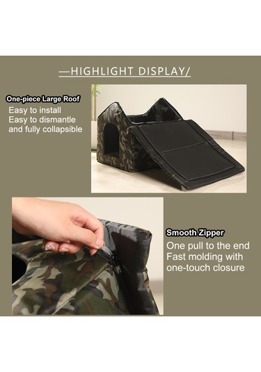 Mufunye Açık Hava Kedi Ve Köpek Evleri İç Ve Dış Kullanım Uzun Ömürlü Su Geçirmez