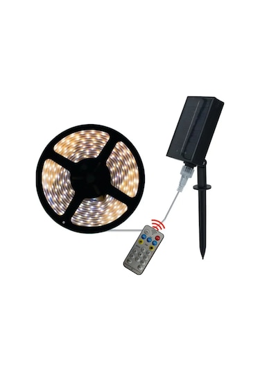 Forlife 20watt Güneş Panelli Solar 10 Metre Hortum Şerit Led Günışığı