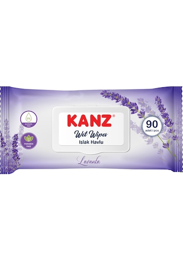 Kanz Islak Mendil Lavanta 90'Lı