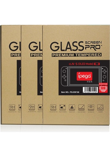 Pg-sw100 Switch Oled Temperli Hd Ekran Koruyucu Parmak İzi Ve Yağ Kirliliği Önleyici