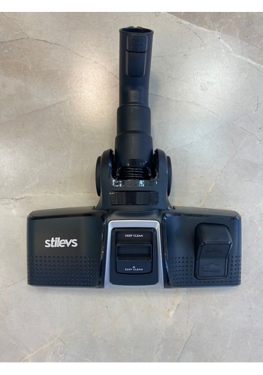 Stilevs Soundless Yatık Süpürge Yer Süpürme Aparatı Gümüş