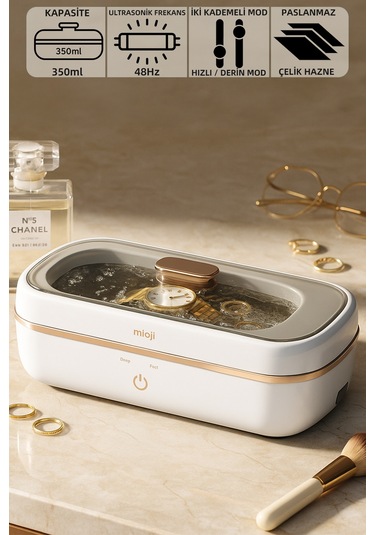 Mioji Mio Uv1c Takı Saat Gözlük Temizleyici - Beyaz