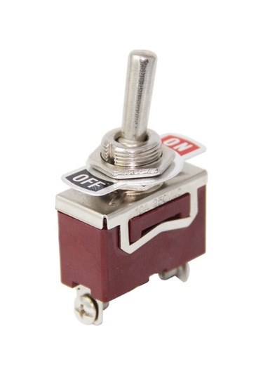 Ayt Toggle Switch 2 Pin On Off Aç Kapa 12 Mm Kn3c-101 Anahtar Buton