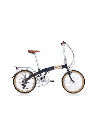Bianchi New Vintage Katlanır Bisiklet Siyah