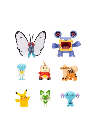 Pokemon Battle 8'li Figür Seti Pkw4100 Diğer