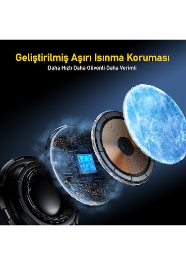 Aohi Superauto Araç İçi Şarjı, 15w Hızlı Şarj Aleti, Siyah