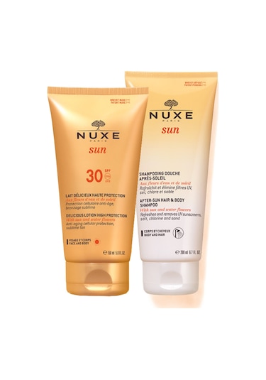 Güneş Koruyucu Yüz ve Vücut Sütü Spf30 150ml + Güneş Sonrası Nem