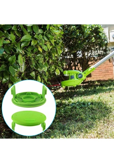 Sones 2 Adet Gk04 Akülü Ayıklayıcı Çim Biçme Makinesi Makara Kapağı Greenworks İçin Siyah