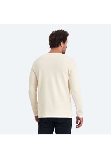 The Crow BRUCE WILLIS Erkek  Ekru Sweatshirt