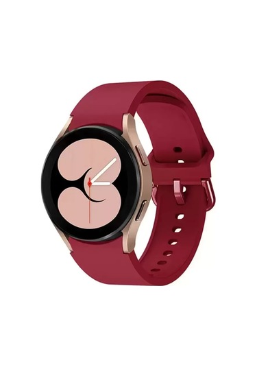 Newface Samsung Galaxy Uyumlu Watch 4 Klasik Kordon - Mürdüm