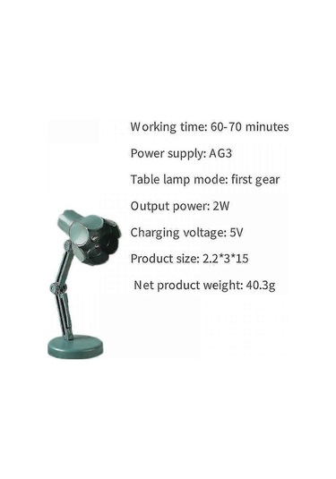 Opulentliving Led Mini Masa Lambası - Taşınabilir, Klipsli, Çok Renkli Okuma Işıklı Lamba Çok Renkli