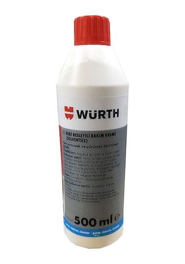 Würth Deri Besleyici Temizleyici Oto Koltuk Bakım Kremi 500 Ml N11.141