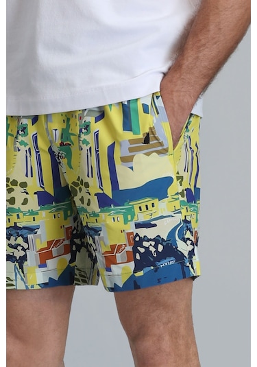Lufian Vıev Erkek Deniz Şortu Sarı Sarı 111220100100900 Sarı