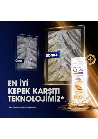 Clear Saç Dökülmesine Karşı Etkili Şampuan 3 x 350 ML