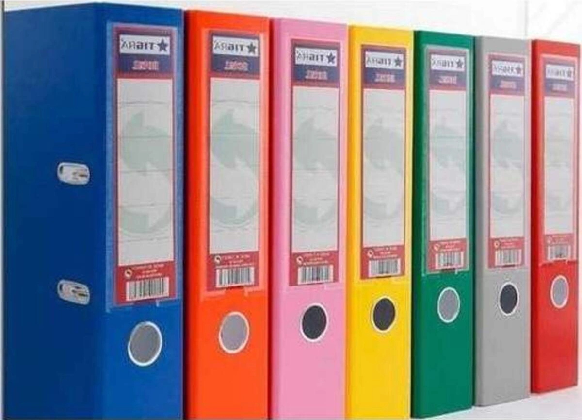 Büro Klasörü Geniş Kırmızı 25 Adet Kırmızı