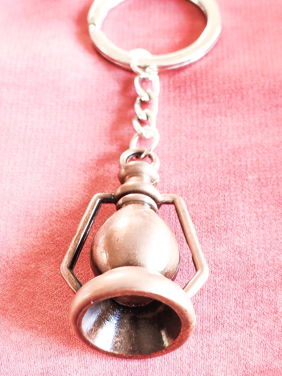 Bakır Renkli Gaz Lambası Metal Anahtarlık