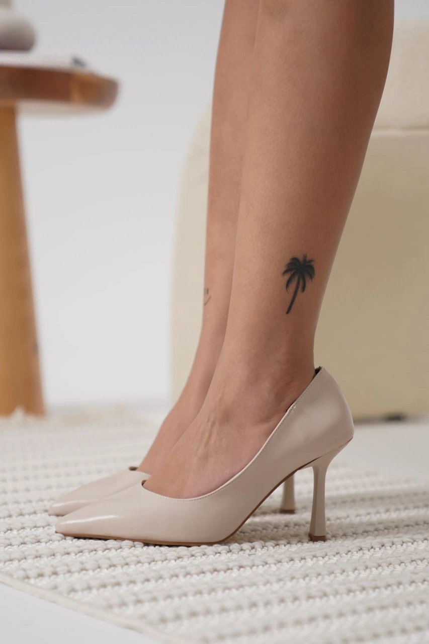 Kocadal Kocadal Zelena Kadın Mat Bej Stiletto Muhtelif