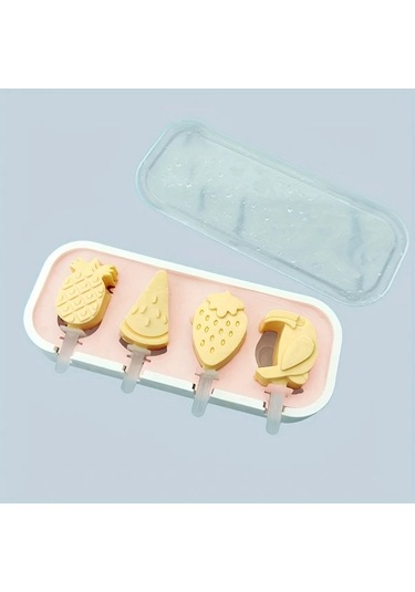 Willowhaven Pembe Dıy Dondurma Kalıbı Meyve Hayvan Şekilleri Elektriksiz Kolay Temizlenir