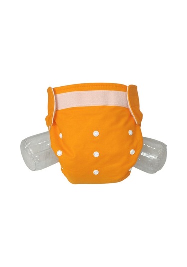 Baby Ybb Yıkanabilir Bebek Bezi Cepli Turuncu Renk Cırt Cırtlı 8kg-18kg Standart