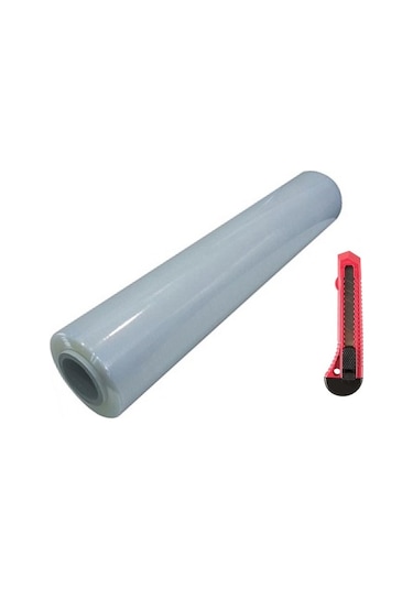 50 cm X 250 mt 17 Mikron Strech Film Streç + Hediye Maket Bıçağı