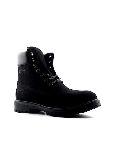 Hammer Jack 1101 Waterresist Hakiki Deri Erkek Bot Nubuk Siyah