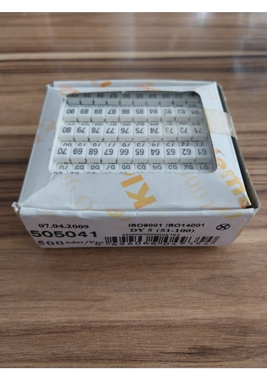 Klemsan 5x5 Baskılı etiket (51-100)