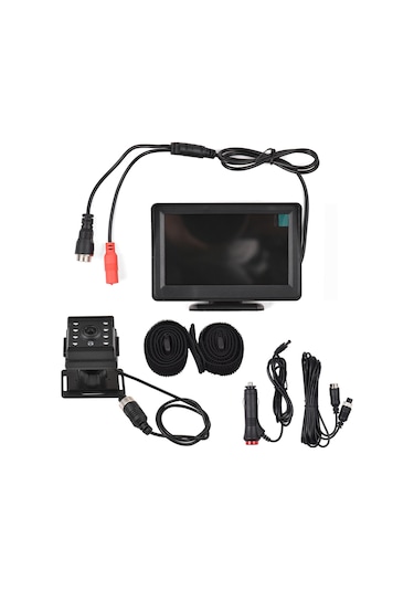 Vkemall Bebek Telsizi Bebek Araba Monitörü 1080p Monitör Kamerası