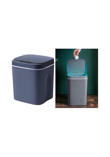 Suntek Magideal Akıllı Otomatik Çöp Kovası Sensör Atık Gri-12l-gri