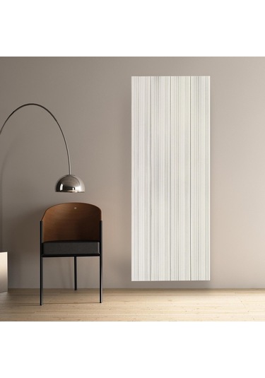 1800x400mm Lotus Dikey Beyaz Alüminyum Radyatör