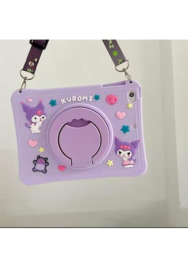 Samsug Galaxy Tab A9 8.7 İnç X110 X115 Uyumlu Kuromi Askılı Kılıf