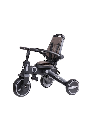 Merkür Bebe Falky 7in1 Katlanabilir Üç Tekerlekli Bebek ve Çocuk Bisikleti Yeşil