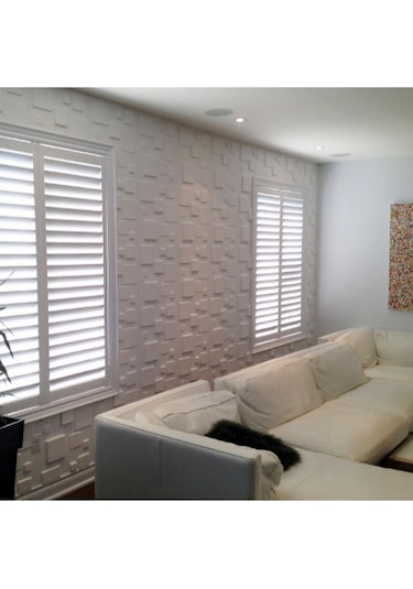 3 Boyutlu Boyanabilir Pvc Duvar Paneli İdea 50-50 Cm 4 Adet-1 Metrekare