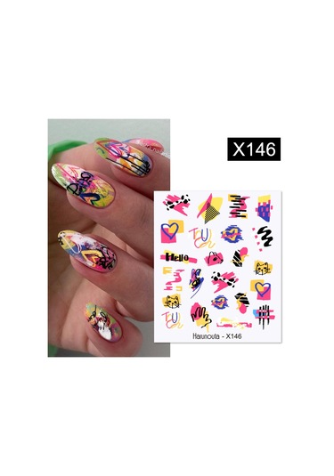 Su Transferli Nail Art Sticker X146 55344-1