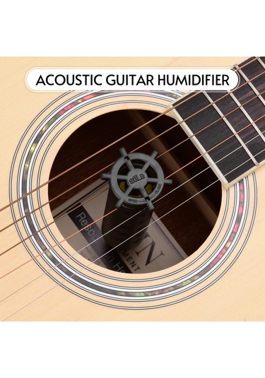 Yifomall Akustik Gitar Nemlendirici Siyah - Yüksek Yoğunluklu Spons - 7 Gün Kullanım Süresi - 40-60% Optimal Nem Aralığı