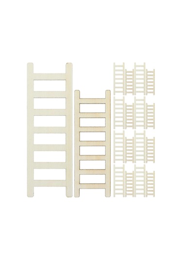 Minyatür Merdiven Dekoru Küçük Dekoratif Merdiven Bahçe Süsü Kend