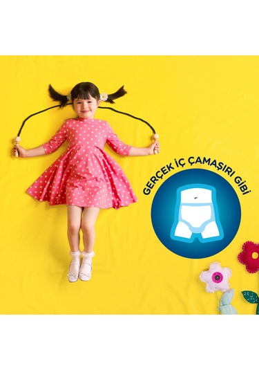 Drynites Emici Gece Külot Bez Kız 4-7 Yaş 17-30 Kg Large 90 Adet L 9'lu