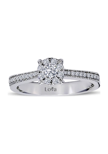 Lova 1 Karat Tektaş Görünümlü Pırlanta Yüzük - 1060071
