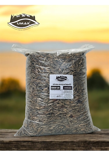 Umak Çerezlik Siyah Kavrulmuş Ay Çekirdek 5 KG
