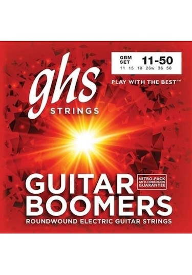 Ghs Boomers Gbm Elektro Gitar Teli 11-50