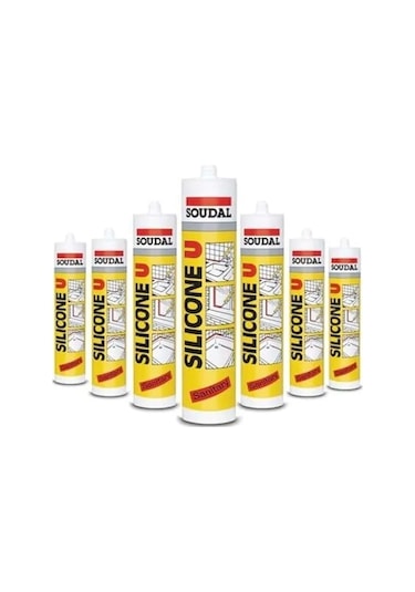 Soudal Şeffaf Silikon 280 Gr 30 Adet Hr 1757