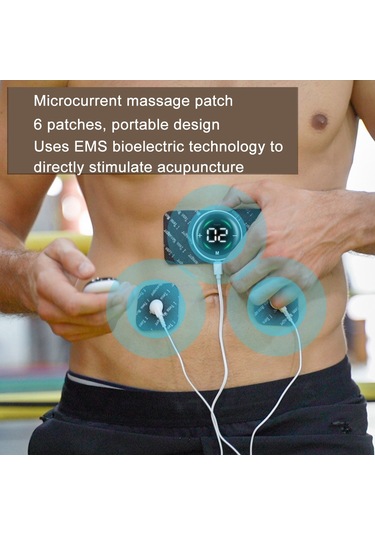 Servikal Masaj Ems Nabız Terapi Cihazı Tam Vücut Masaj Yaması, Spec: Uzaktan Kumandalı Tek Ana Bilgisayar Çok Renkli