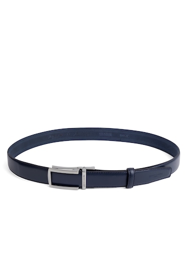 Pierre Cardin Deri Otomatik Tokalı Erkek Kemeri En 3,5 Cm Pcotm01 Lacivert