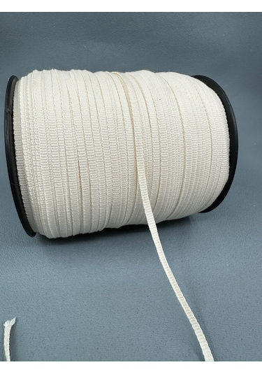 4 Mm Askılık Grogren Şerit 5 Metre - Ekru