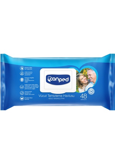 Canped Vucut Temızleme Havlusu 48 Lı