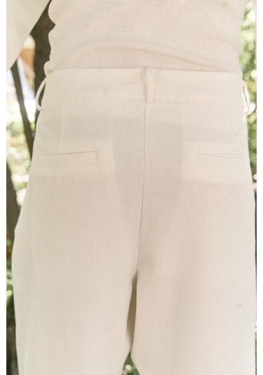 Ayyubay Pileli Ekru Erkek Pantolon Ekru