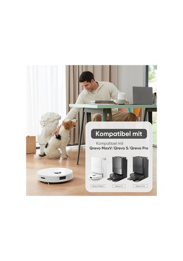 Flybuy Roborock Qrevo S Yedek Mop Bezi, Aksesuar Seti, Yüksek Kalite, Temizlik Aksesuarları