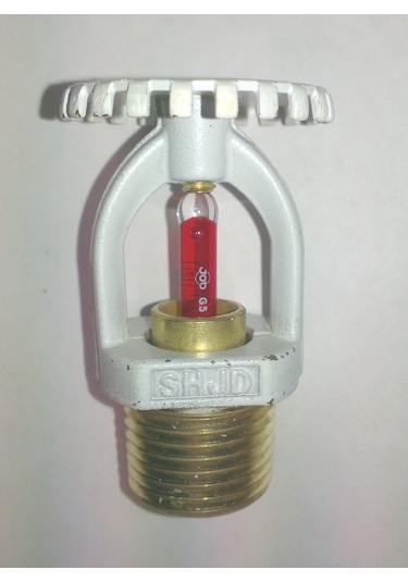Ul Dik Up Tip Yangın Sprinkler Beyaz 68 C Kırmızı 1/2 Sr