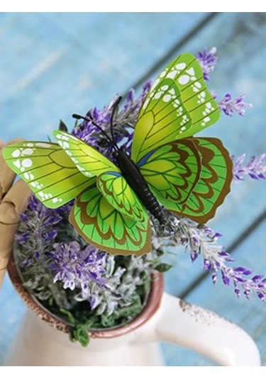 Buzdolabı Mıknatısları Yeşil Kelebekler 394620012